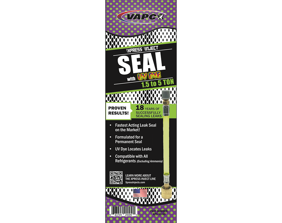 Vapco HVAC XPress Seal with UV Dye up to 5 Tons XPS-5T-SE 