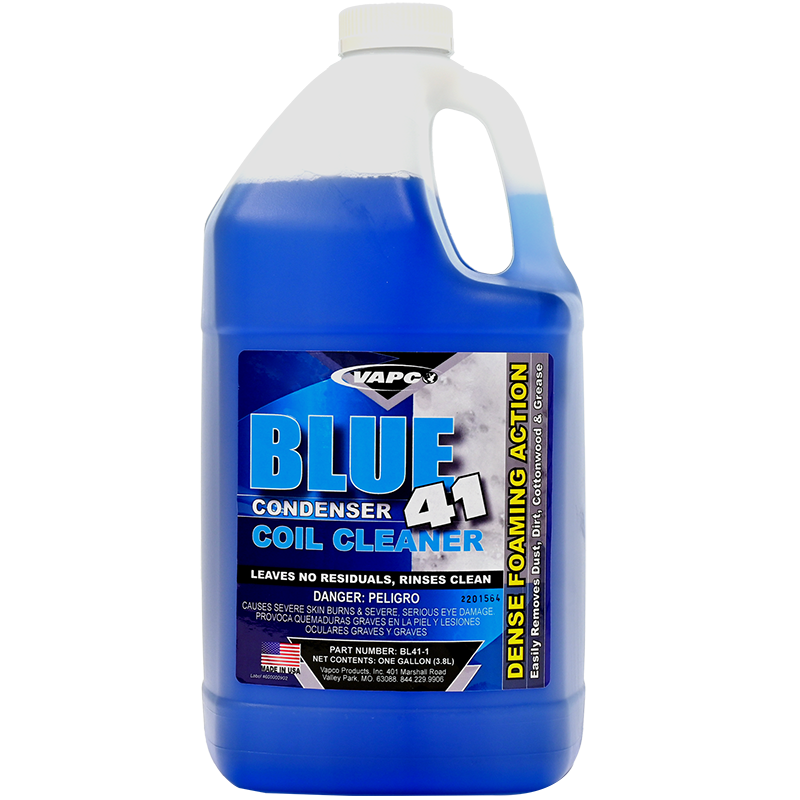 Blue 41 Coil Cleaner- Gallon - VAPCO Company - Innovating HVACR for more  than 65 years
